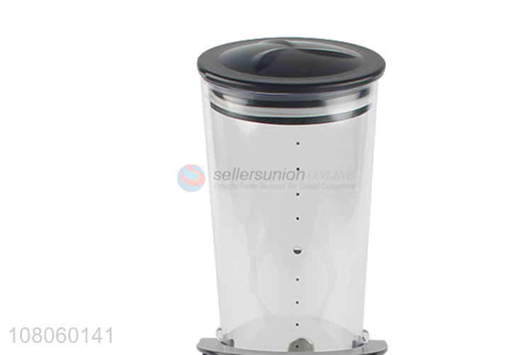 Yiwu wholesale black plastic food storage bucket 3.5 liters