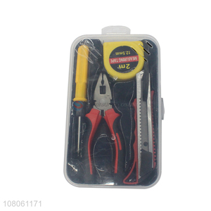 Wholesale tools set screwdriver box knife tape measure combination plier