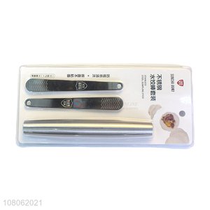 Good Quality Stainless Steel Dumpling Stick With Dumpling Filling Spoon