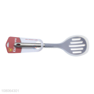 High quality reusable silicone slotted spoon for utensils