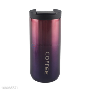 Hot sale double-wall stainless steel insulated water bottle car coffee cup