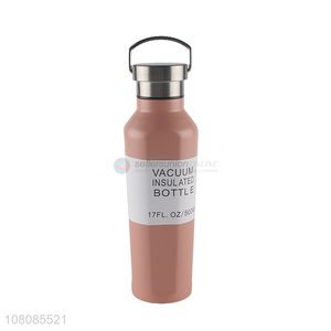 Factory price portable double walled stainless steel insulated water bottle