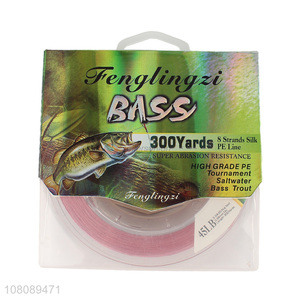 Online wholesale pink braided fishing line fishing accessories