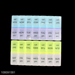 China sourcing plastic weekly pill storage case for sale