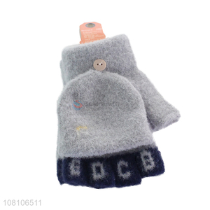 Yiwu factory cute knitted gloves outdoor warm gloves