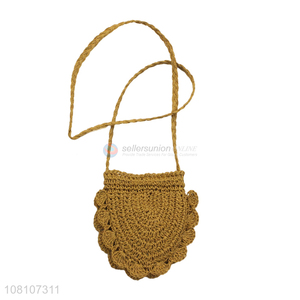 Good Quality Straw Weave Bag Holiday Beach Cross-Body Bag