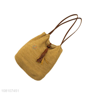 Good Sale Woven Beach Shoulder Bag Summer Straw Bag For Women