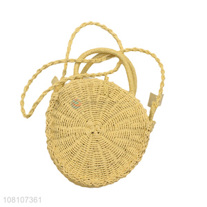 Top Quality Handmade Straw Bag Summer Beach Shoulder Bag