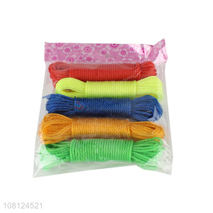 High Quality Colorful Clothesline Plastic Clothes Line