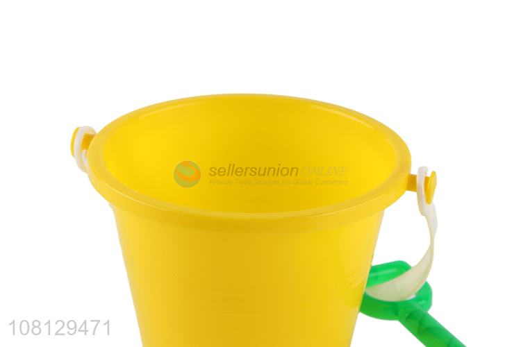 Factory supply 3inch plastic sand bucket shovel toy for kids