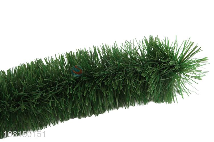 Yiuw factory green christmas tinsel for party decoration
