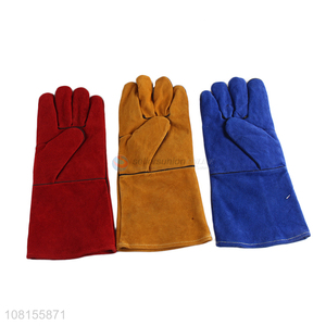 High quality heat resistant industrial electric welding gloves