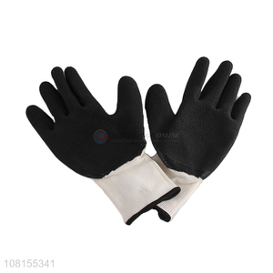 Low price polyester <em>latex</em> foam work <em>gloves</em> safety <em>gloves</em>