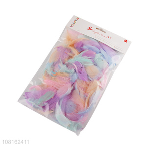 New arrival colourful feather for candy box decoration