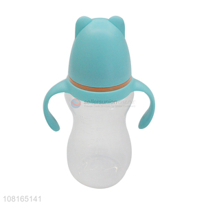 Top selling cute design baby <em>feeding</em> <em>bottle</em> with handle