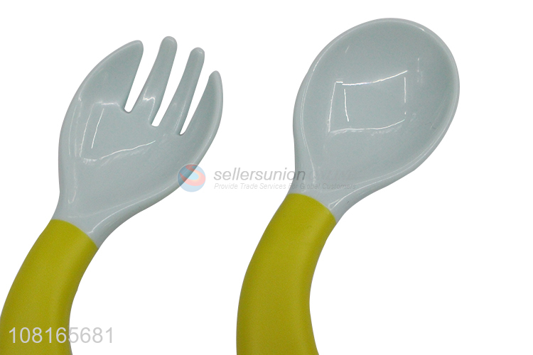 Online wholesale baby training baby fork spoon set
