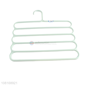 Top selling green household trousers rack laundry storage