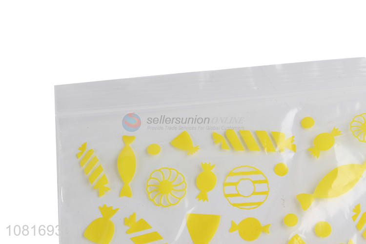 Factory wholesale kitchen transparent zipper freshseal