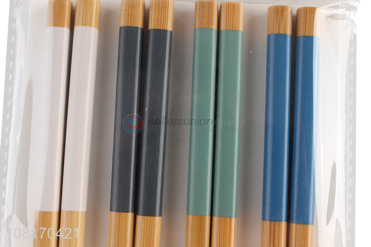 High quality printed bamboo chopsticks kitchen tableware