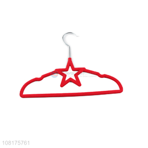 High quality non-slip flocking clothes hanger for home and laundry