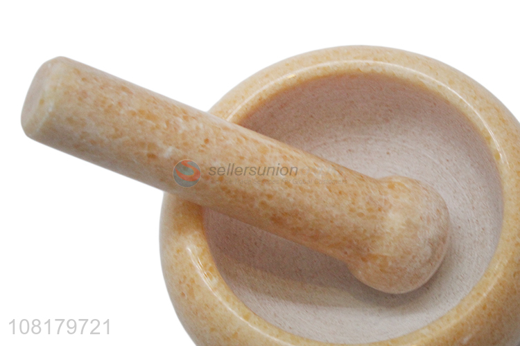 Wholesale natural marble mortar and pestle set pill crusher