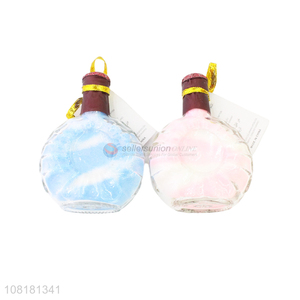 Wholesale cheap price multicolor glass wishing bottle for crafts