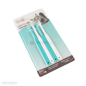 High Quality Pet Toothbrush For Cats And Small Dogs