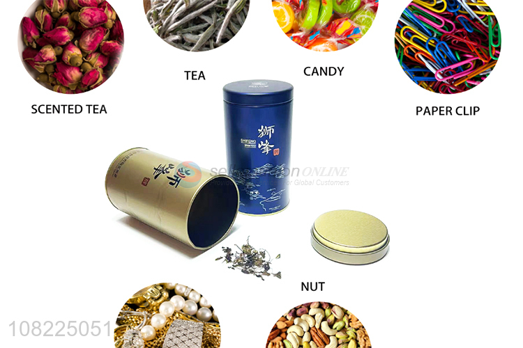 Top Quality Multipurpose Tin Can Gift Packing Tea Box