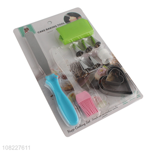 Good quality pastry tube decorating tools set for cake