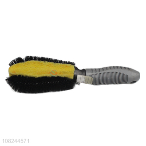 High quality simple car wheel cleaning brush for sale