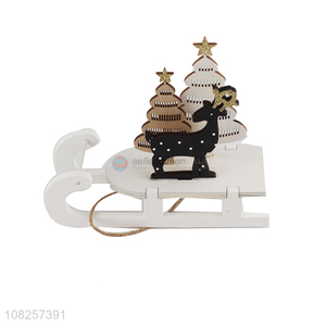 Good quality wooden Christmas ornaments home desktop decoration