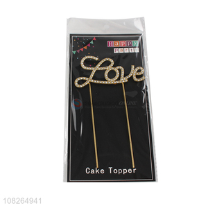 Top quality <em>wedding</em> love letter cake topper for <em>decoration</em>
