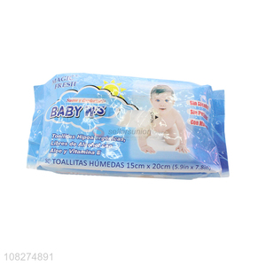 Hot Selling Non-Toxic Baby Wipes Soft Skin-Friendly Wet Wipes