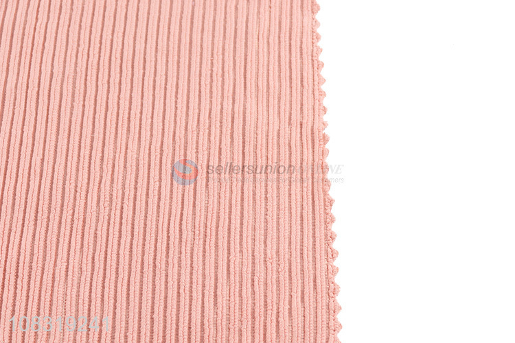 Hot products pink striped rag kitchen cleaning clothes