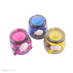 New Products Multicolor Shell Candle Bottle Party Ornament