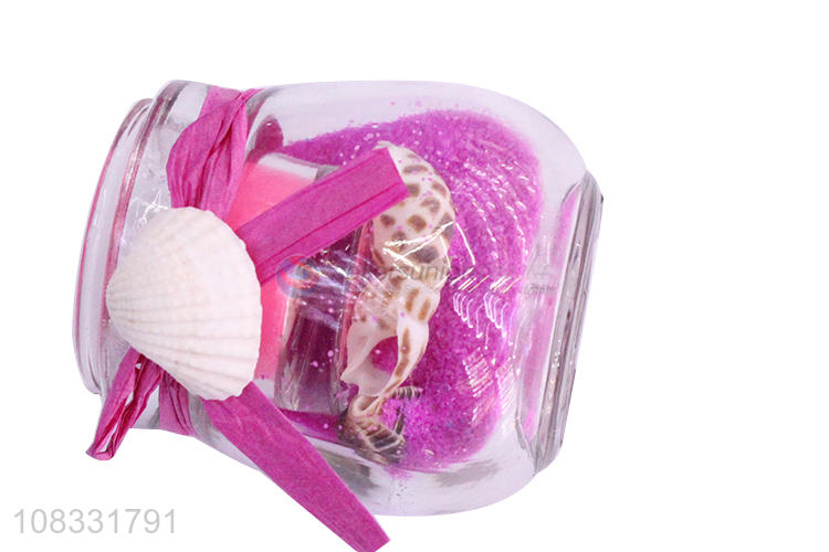 New Products Multicolor Shell Candle Bottle Party Ornament