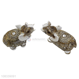 High Quality Resin Elephant Figurine Resin Crafts For Gift