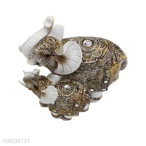 Best Selling Resin Simulation Elephant Figurine Decorative Crafts