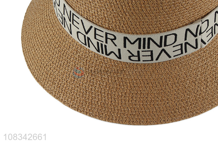 Best Sale Ladies Straw Hat Summer Beach Sun Hat