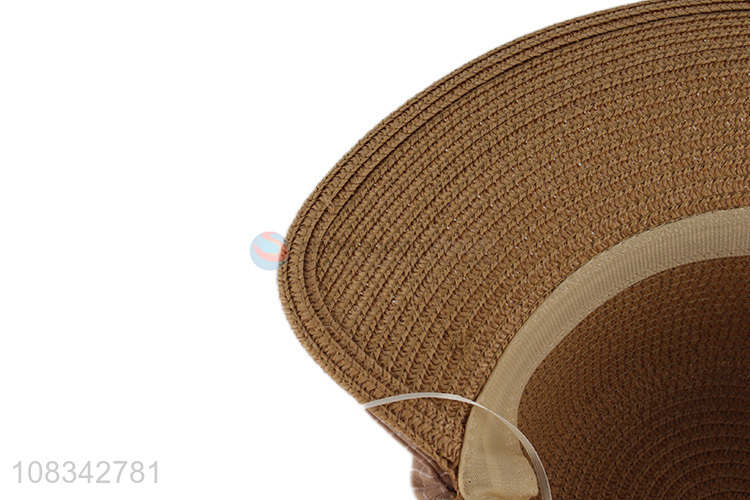 Unique Design Bowknot Straw Hat Fashion Summer Sun Hat