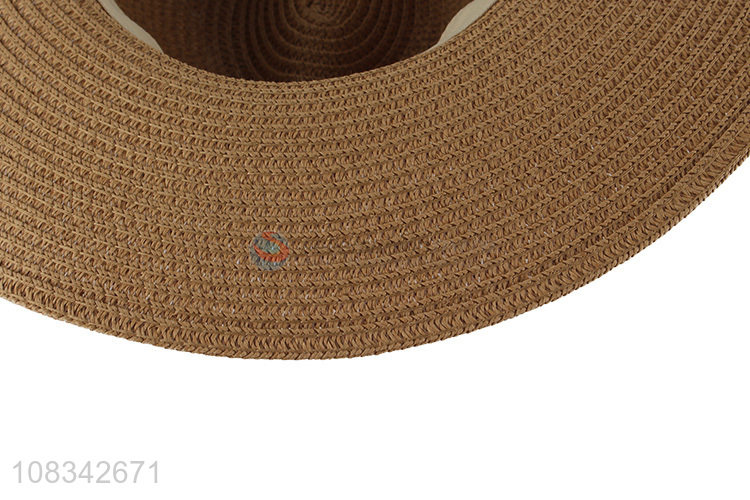 Newest Wide Brim Panama Straw Hat Fashion Beach Hat