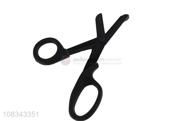 Online wholesale stainless steel hand tools black scissors