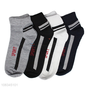 Yiwu wholesale polyester short socks men casual socks