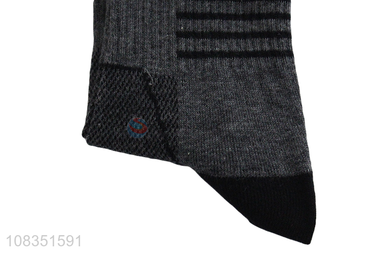 High quality men winter warm casual socks cotton crew socks