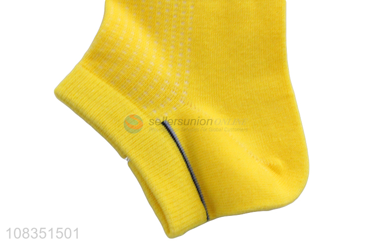 China supplier men's boat socks casual cotton low low cut socks
