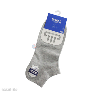 Wholesale durable comfortable thin cotton ankle socks men socks