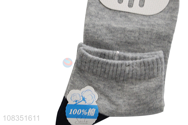 Top selling men's crew socks comfortable winter striped socks