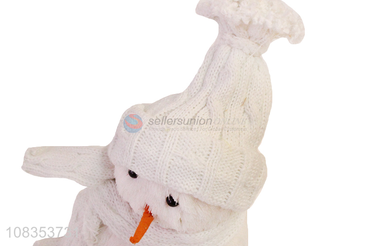 High quality snowman statues Christmas decoration animal figurines
