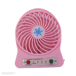 Low price portable rechargeable fan home office travel mini fans