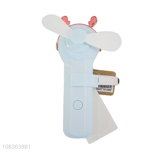 Wholesale usb rechargeable handheld fan portable water misting fan